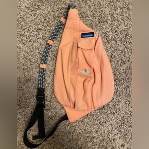 KAVU mini rope bag coral
